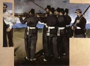 Edouard Manet The Execution of  Maximillian Spain oil painting reproduction
